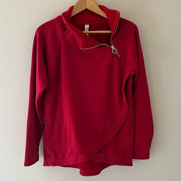 Athleta Cozy Karma Asymetric Pullover | Medium - Picture 1 of 9